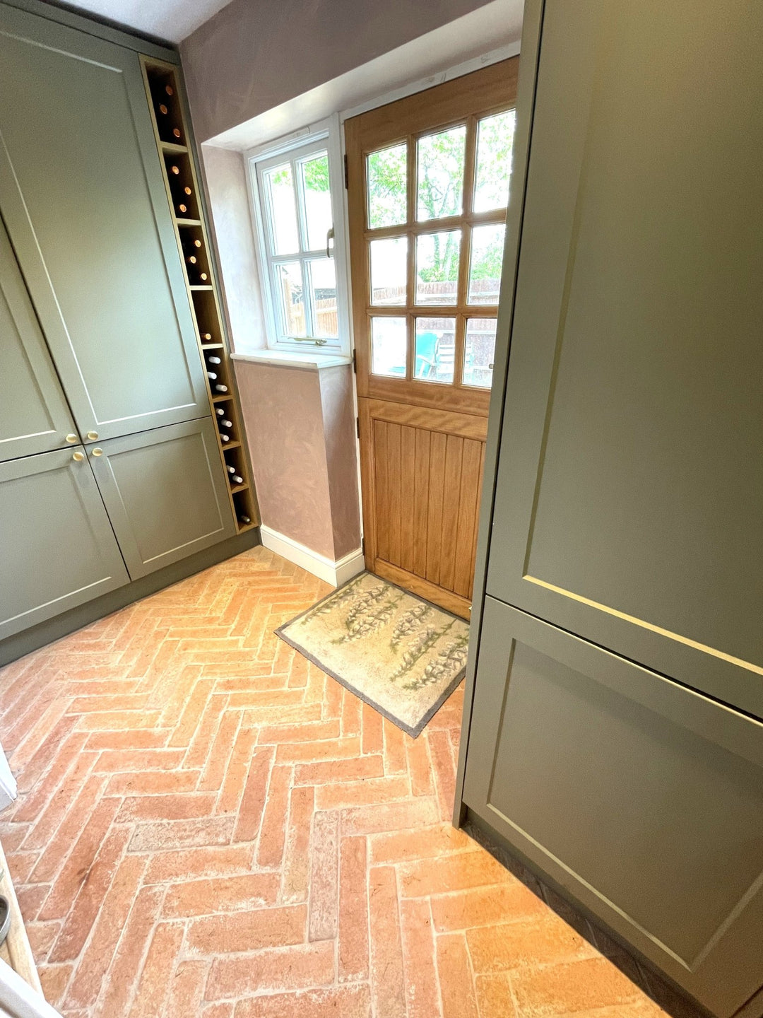 Baked Earth Pale Terracotta Parquet Thin Tiles 7.5 x 30.5 x 1cm