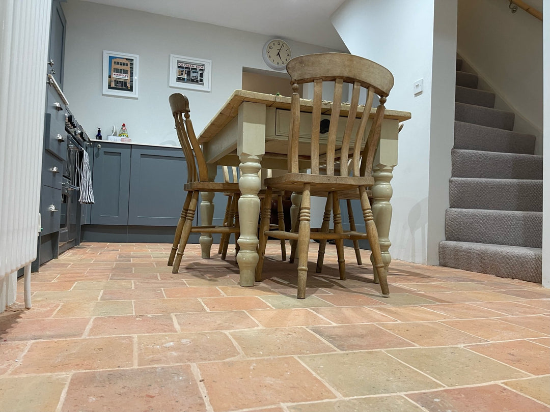 Saint Martin Pale Terracotta Square Tiles 20 x 20 x 2cm