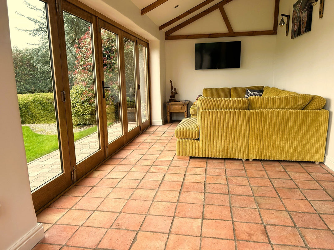 Rustic Terracotta Square Tiles 20 x 20 x 2cm