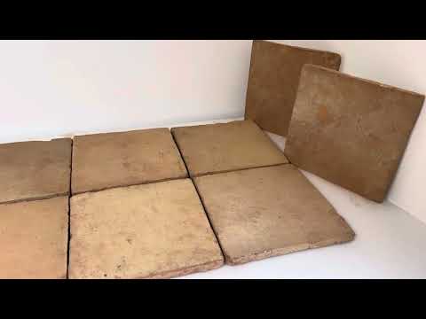 Saint Martin Pale Terracotta Square Tiles 25 x 25 x 2cm  (Pallet 16m2)