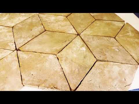 Saint Martin Rhombus Pale Terracotta Tiles 16.5 x 16.6 x 30 x 2cm