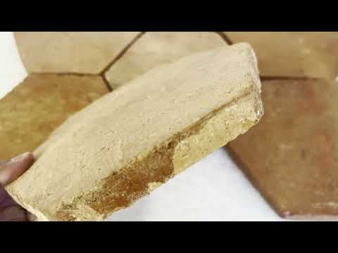 Saint Martin Pale Presealed Terracotta Hexagonal Tiles 20 x 20 x 2cm