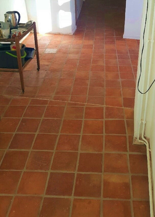 Baked Earth Rustic Terracotta Tiles 15 x 15 x 2cm