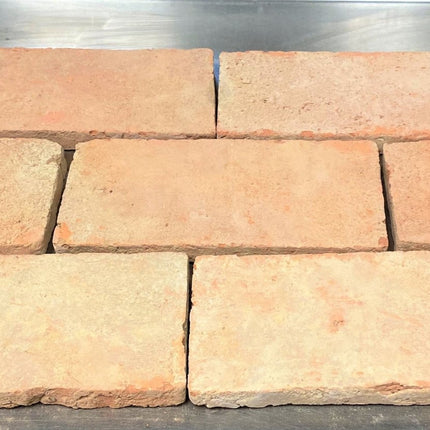 Baked Earth Pale Terracotta Thin Brick Tiles 12 x 24 x 1cm - Baked Earth