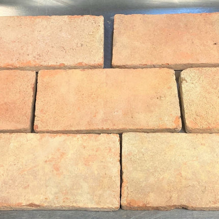 Baked Earth Pale Terracotta Thin Brick Tiles 12 x 24 x 1cm - Baked Earth