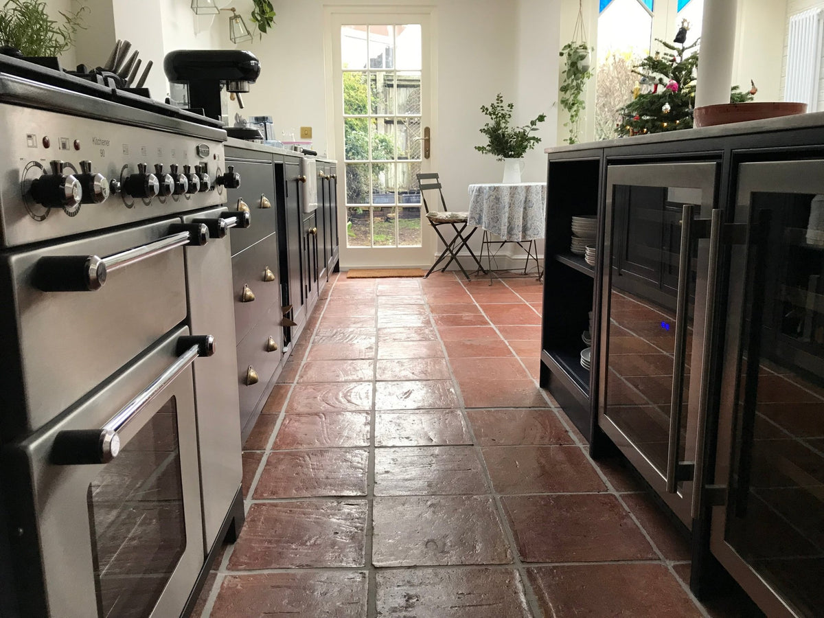 Baked Earth Rustic Presealed Terracotta Tiles - Baked Earth