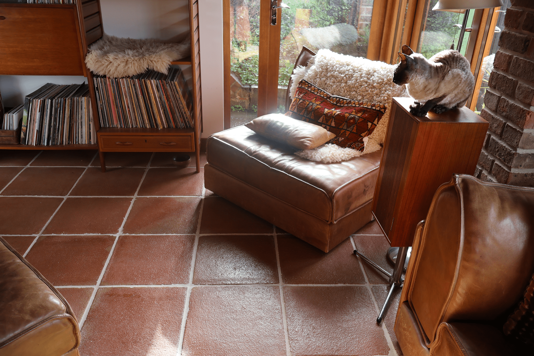 Spanish Rustic Red & Black Terracotta Tiles - Baked Earth
