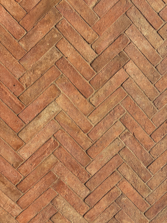 Baked Earth Rustic Outdoor Terracotta Parquet 8 × 32 × 3cm