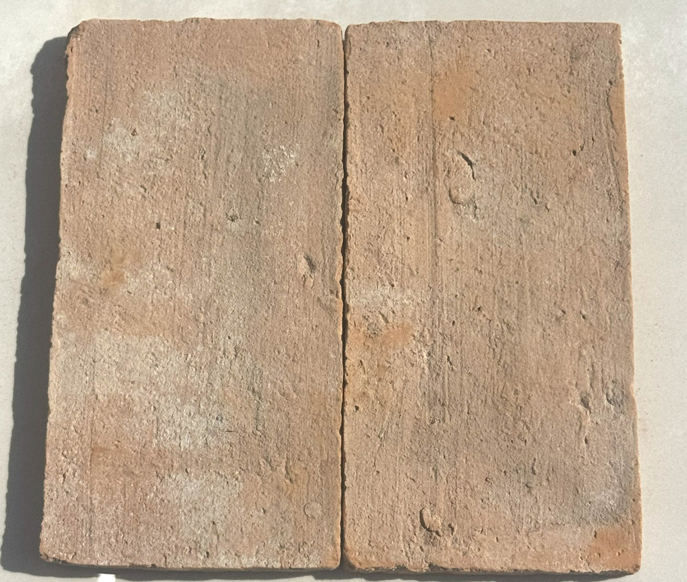 Saint Martin Pale Terracotta Thin Metro Tiles 10 x 20 x 1 cm