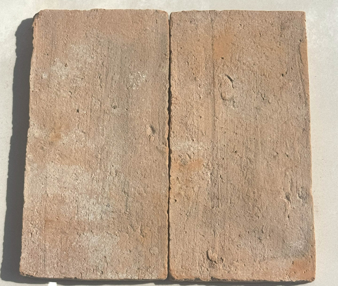 Saint Martin Pale Terracotta Thin Metro Tiles 10 x 20 x 1 cm