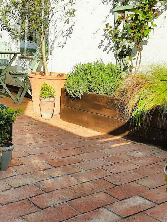 Baked Earth Rustic Outdoor Terracotta Rectangular 15 × 30 × 3cm