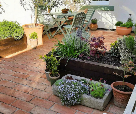 Baked Earth Rustic Outdoor Terracotta Rectangular 15 × 30 × 3cm