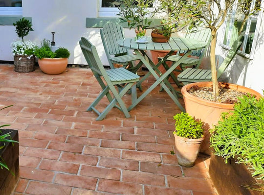 Baked Earth Rustic Outdoor Terracotta Rectangular 15 × 30 × 3cm