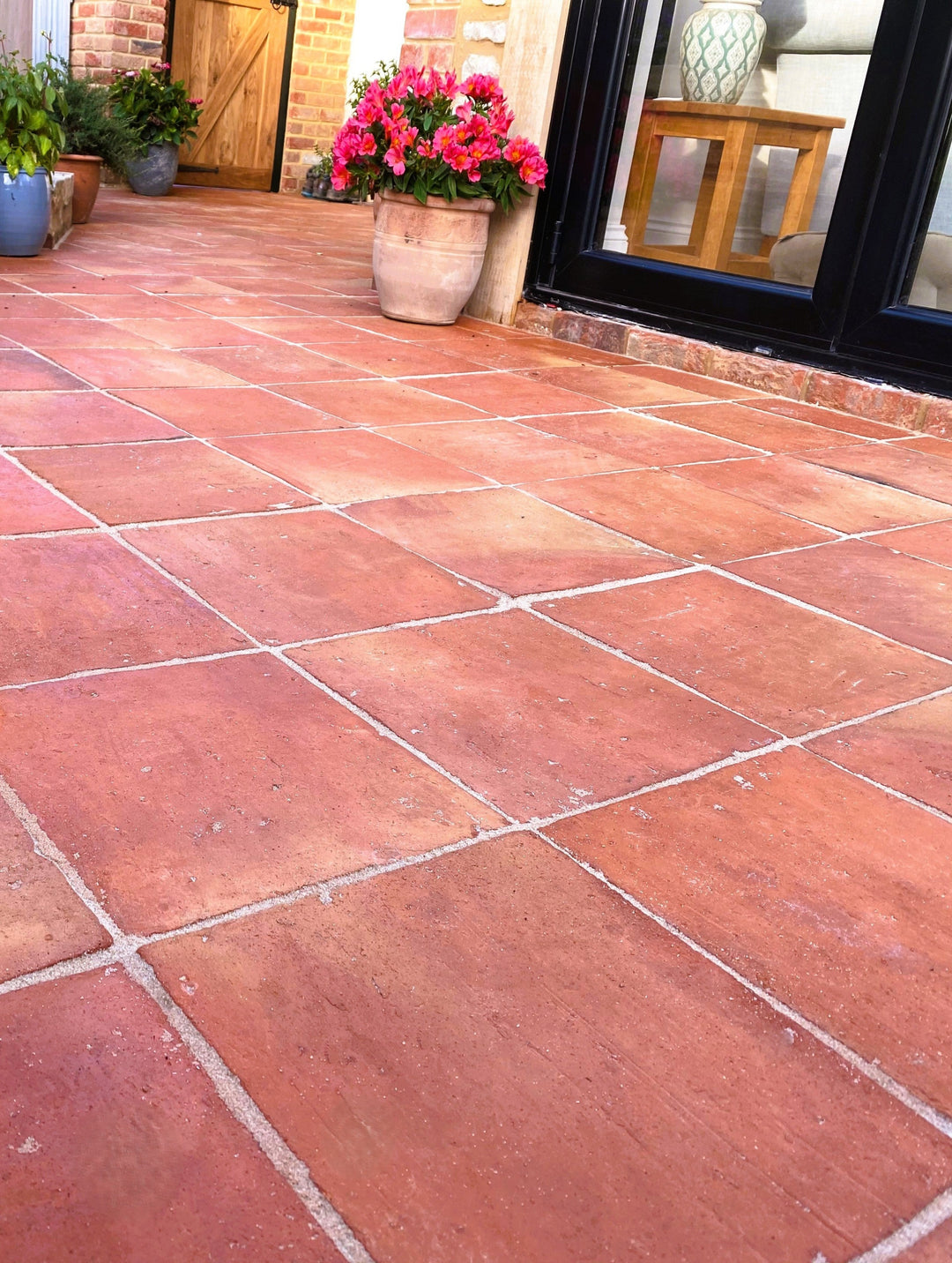 Baked Earth Rustic Outdoor Terracotta Square 30 × 30 × 3cm