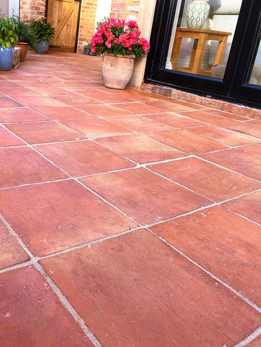 Baked Earth Rustic Outdoor Terracotta Square 30 × 30 × 3cm
