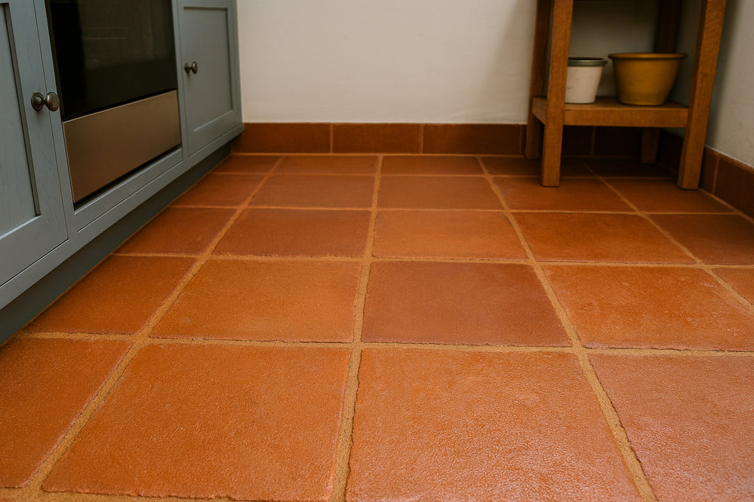 Spanish Rustic Presealed Terracotta Tiles 40 x 40 x 2.3cm