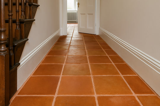 Spanish Rustic Presealed Terracotta Tiles 40 x 40 x 2.3cm