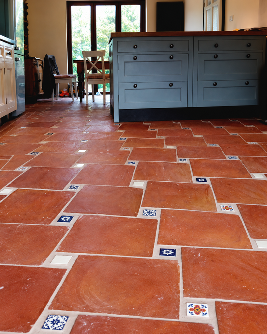 Baked Earth Rustic Presealed Terracotta Tiles 30 x 30 x 2cm