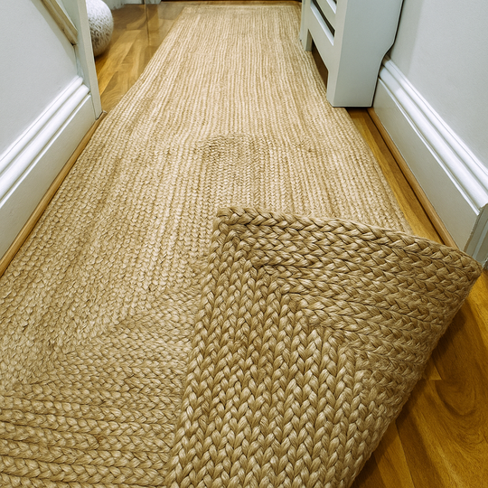 Sonali (Golden) Braided Jute Runner – 80 × 300 cm