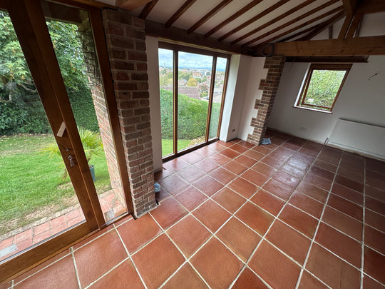 Spanish Rustic Presealed Terracotta Tiles 40x40×2.3cm – Only £94.95/m² (20m² Pallet)