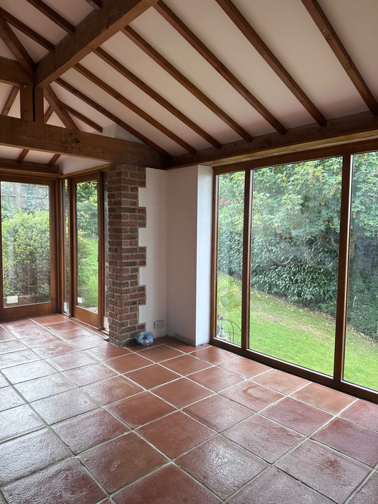 Spanish Rustic Presealed Terracotta Tiles 40x40×2.3cm – Only £94.95/m² (20m² Pallet)