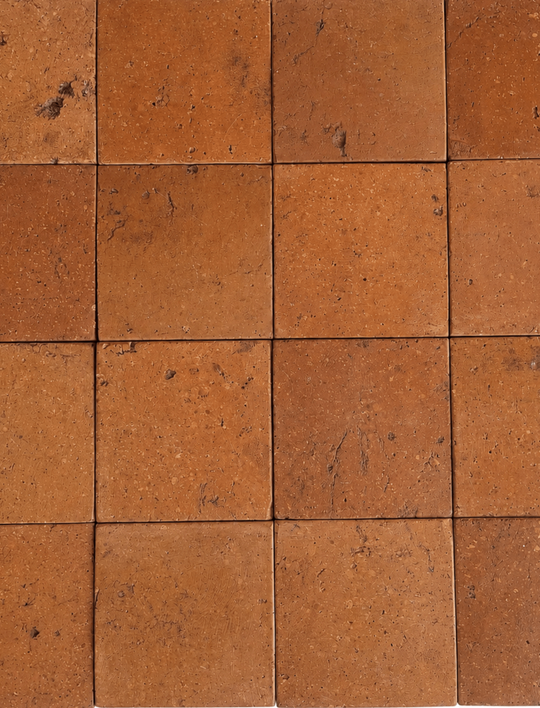 Reclaimed Terracotta Floor Tiles – Pre-Sealed 15 × 15 × 1.5 cm