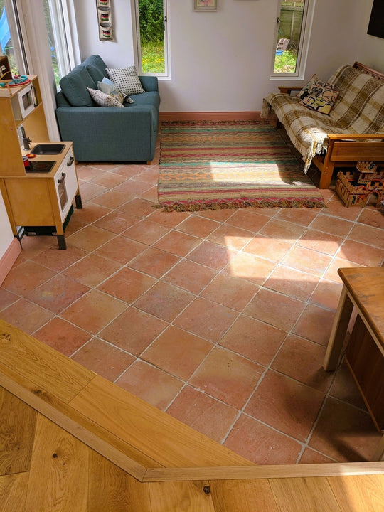 Baked Earth Rustic Unsealed Terracotta Tiles 30 x 30 x 2cm - Baked Earth