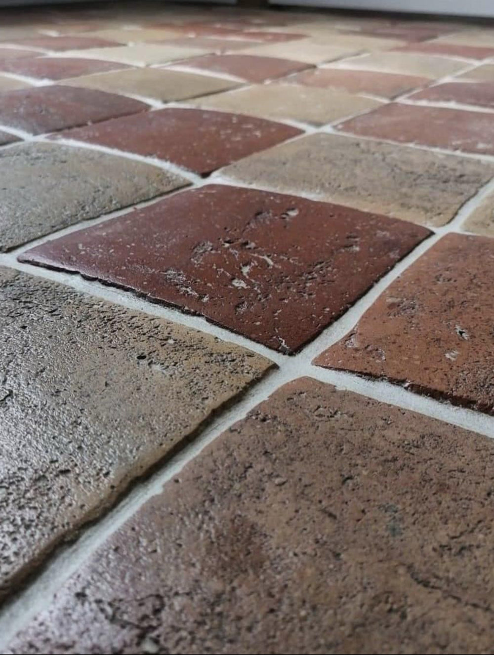 Reclaimed Terracotta Square Floor Tiles 15 x 15 x 2cm