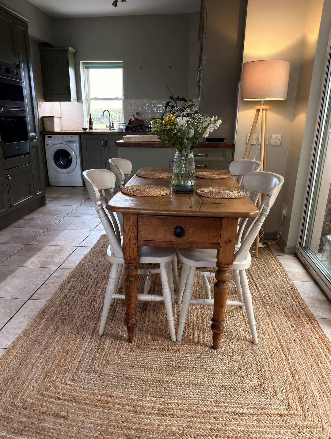 Golden Braided Jute Rug 170 x 240 cm - Baked Earth