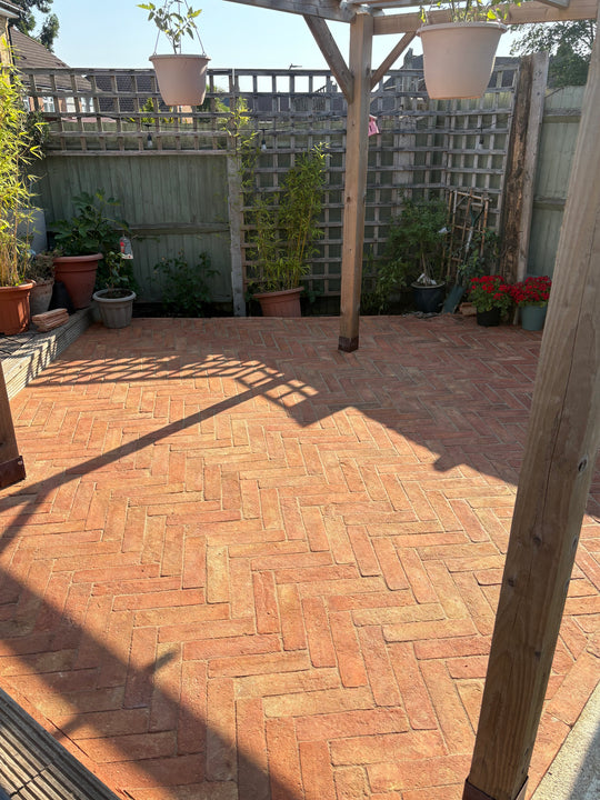 Saint Martin Grand Outdoor Terracotta Parquet 8 × 32 × 3cm