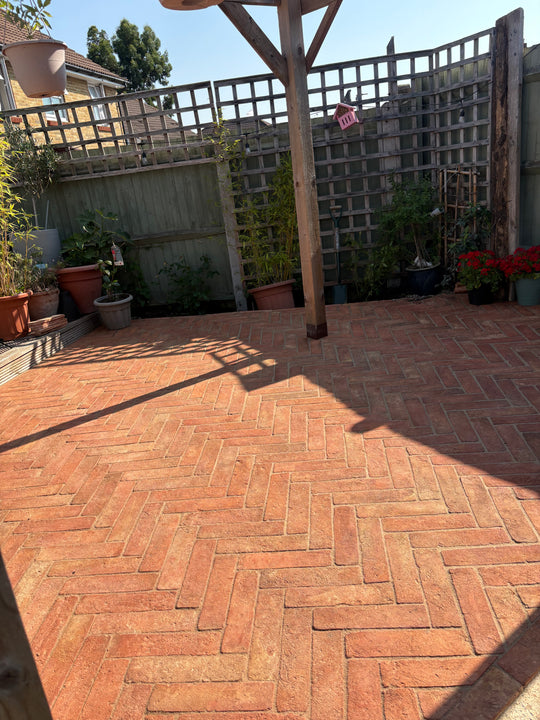Saint Martin Pale Terracotta Parquet Floor Tiles 7.5 x 30 x 2 cm