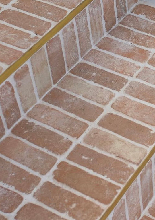 Marrakesh Bejmat Natural Raw Tiles 5 x 15 x 2cm - Baked Earth