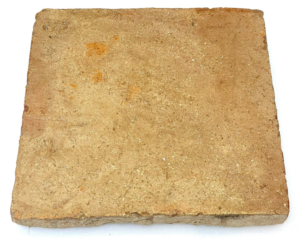 Pale Presealed Terracotta Square Tiles 20 x 20 x 2cm - Baked Earth