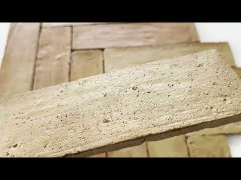 Saint Martin Pale Presealed Terracotta Parquet Tiles 7.5 x 30.5 x 1cm