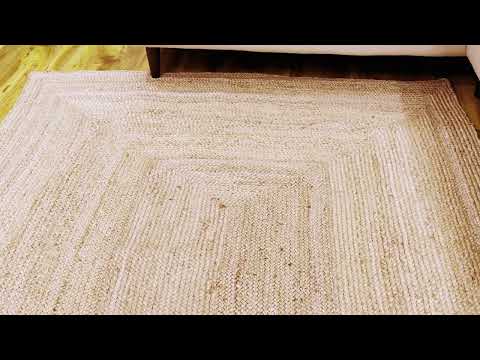 Sonali (Golden) Braided Jute Rug – 170 x 240 cm