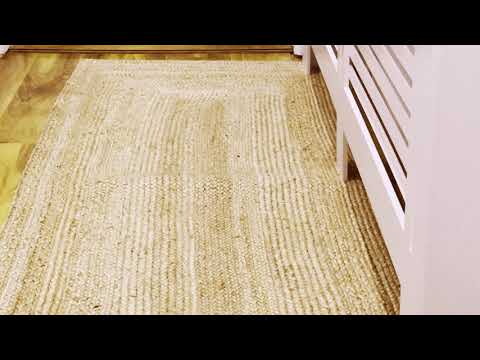 Sonali (Golden) Braided Jute Runner – 80 × 300 cm