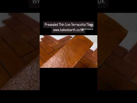 Spanish Presealed Terracotta Parquet Thin Tiles  7.5 x 30 x 1cm