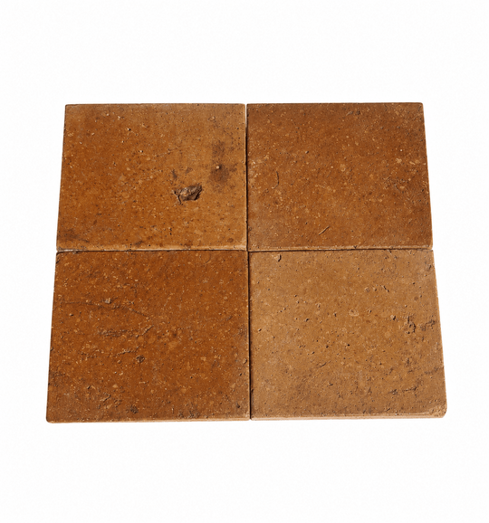 Reclaimed Terracotta Floor Tiles – Pre-Sealed 15 × 15 × 1.5 cm - Baked Earth