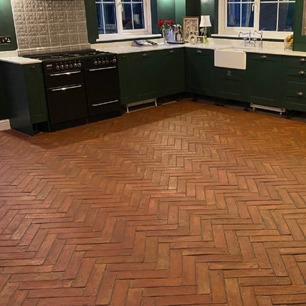Rustic Terracotta Parquet Tiles 7.5 x 30 x 2cm (July Delivery) - Baked Earth