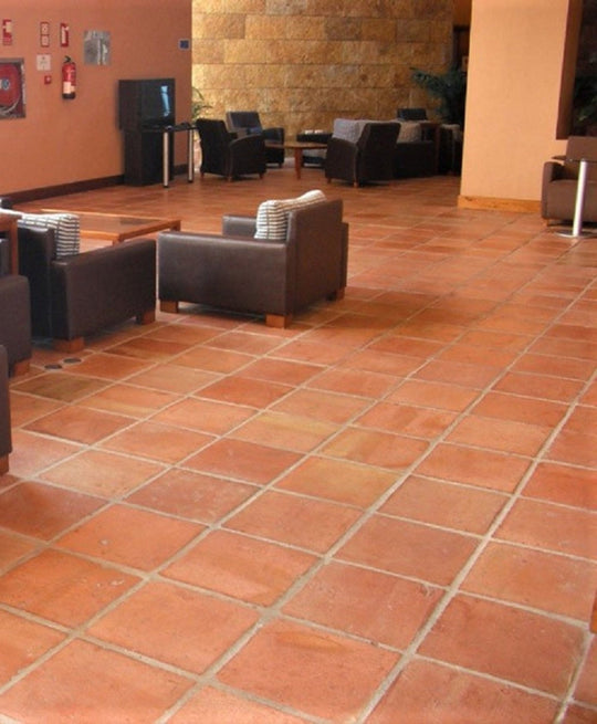 Rustic Terracotta Square Tiles 30 x 30 x 2.3cm (pallet 20m2) - Baked Earth