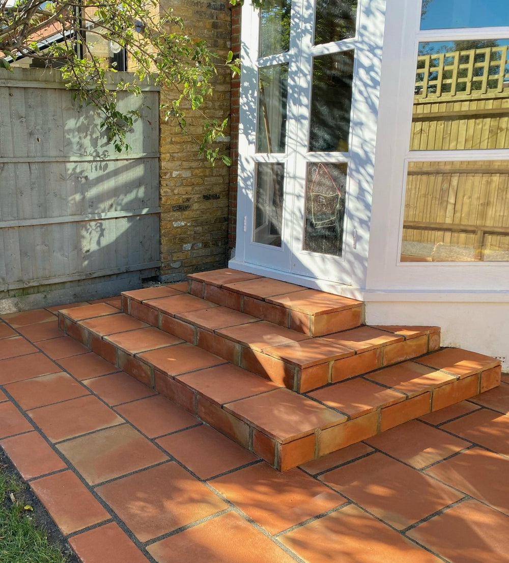 Rustic Terracotta Square Tiles 40 x 40 x 2.3cm - Baked Earth