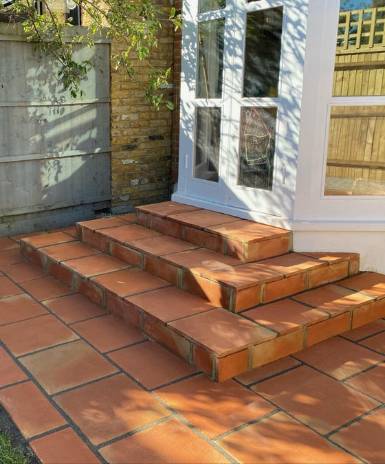 Spanish Rustic Red Unsealed Terracotta Square Tiles 40 x 40 x 2.3cm