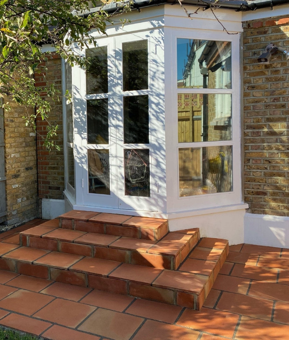 Rustic Terracotta Square Tiles 40 x 40 x 2.3cm - Baked Earth