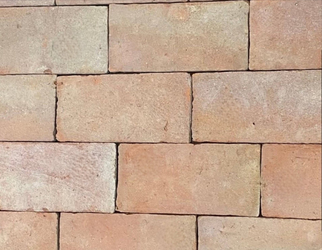 Saint Martin Pale Terracotta Brick Floor Tiles 12 x 24 x 2cm