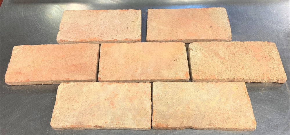 Saint Martin Pale Terracotta Brick Tiles 12 x 24 x 2cm £49.95m2 (Pallet 25m2) - Baked Earth