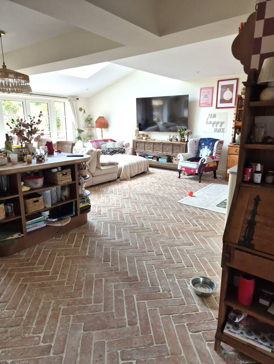 Saint Martin Pale Terracotta Parquet Floor Tiles 7.5 x 30 x 2 cm - Baked Earth