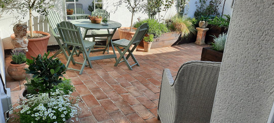 Saint Martin Pale Terracotta Rectangular Tiles 15 x 30 x 2cm - Baked Earth