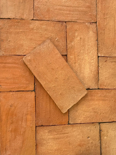 Saint Martin Pale Presealed Terracotta Brick Tiles 12 x 24 x 1cm