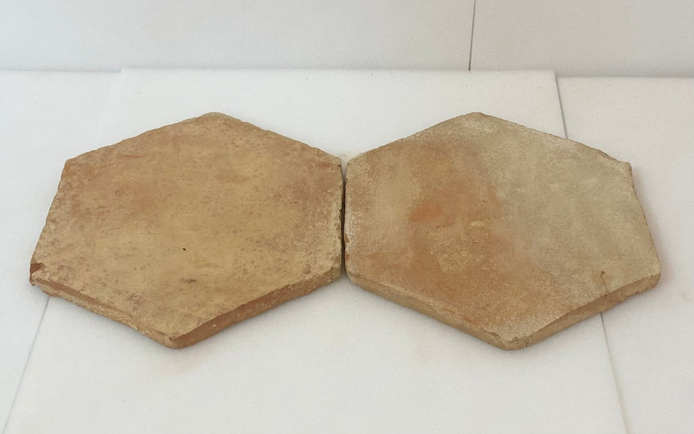 Saint Martin Terracotta Hexagonal Tiles 20 x 20 x 1cm - Baked Earth