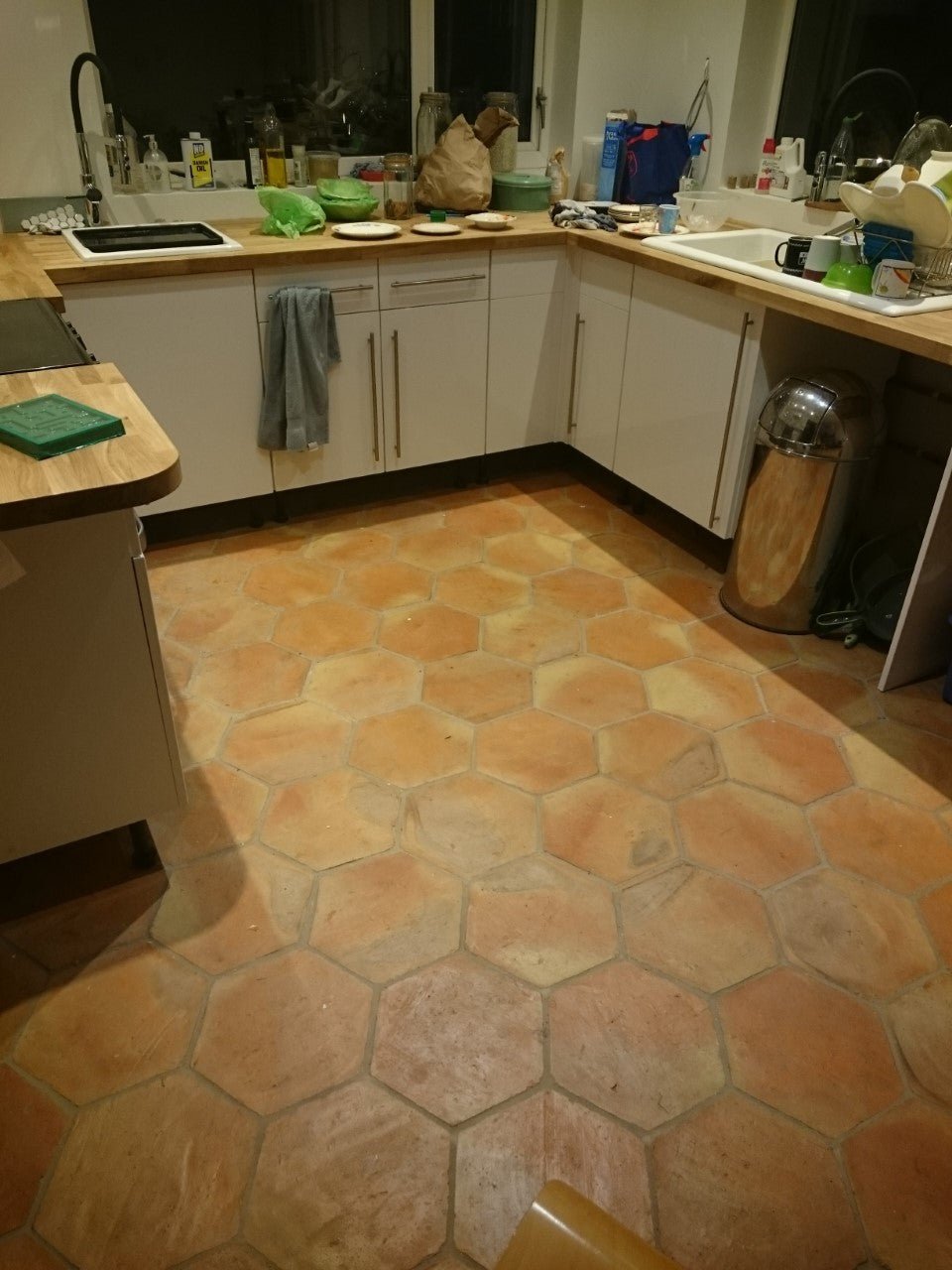 Saint Rossa Hexagonal Terracotta 25 x 25 x 4 cm (pallet 20m2) - Baked Earth